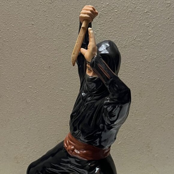 Vintage Ceramic Ninja Statue - Picture 3 of 3
